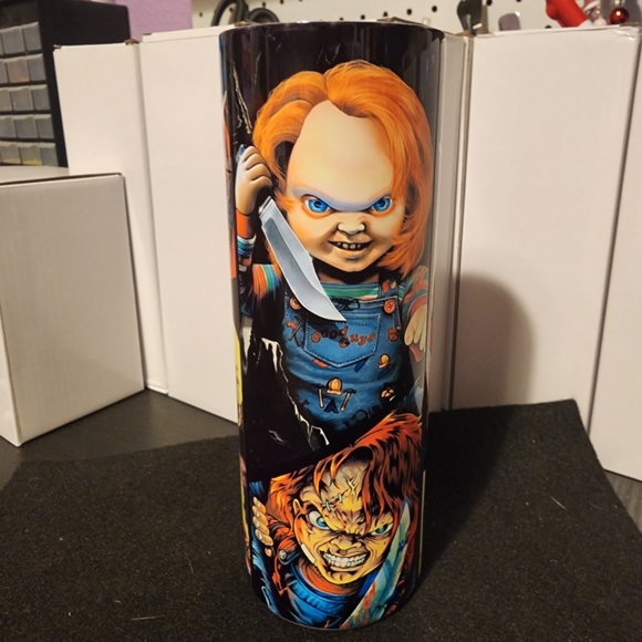 HORROR CHUCKY 20OZ TUMBLER - Picture 3 of 3